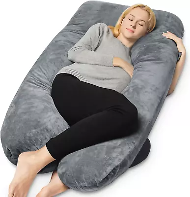 QUEEN ROSE Pregnancy Pillows U Shaped Full Body Pillow For Sleeping Support 55 • $58.06