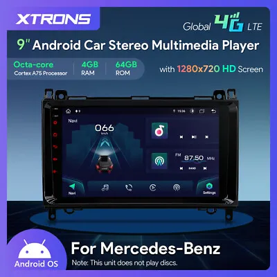 Car Play 9  Android 13 4+64GB Car Stereo Radio GPS For Benz B-W245 Sprinter W906 • $428.99