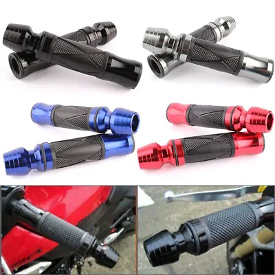 7/8  22mm Motorcycle Rotatable Throttle Handlebar CNC Aluminum Alloy Hand Grips • $12.99