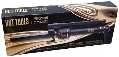 Hot Tools Professional 3/4  Salon Marcel Black Gold Curling Iron Wand Ht1105bg • $29.99