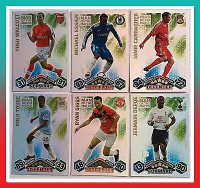 09/10 Topps Match Attax Premier League Trading Cards   -  Man Of The Match • £2