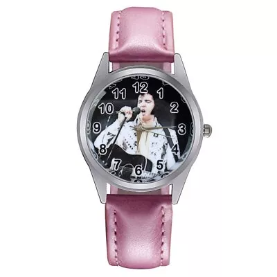 New Elvis Presley The King Mens Womens Child Watch Nice Singer Pink • $25.19