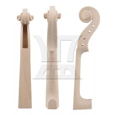 Wood Color European  Maple Violin Head Neck 4/4 With Light Repair • $11.89