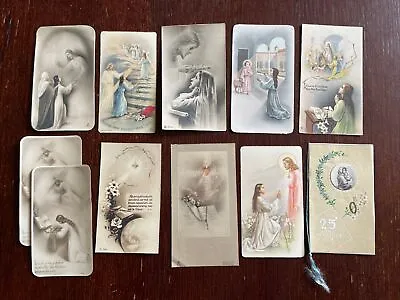 Vintage Catholic Holy Cards Religious Profession Nuns Lot Of 11 • $14