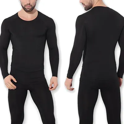 Men Thermal Long Johns Underwear For Winter Ski Warm Fleece Lined Base Layer Set • $18.96