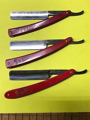 Straight Razors  Vintage   W. R. Case & Sons   USA    Estate Lot Of 3    (M1077) • $225