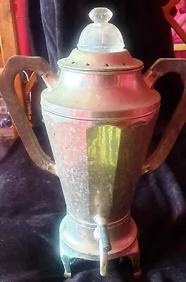 Vintage Electric Samovar Tea Coffee Urn /pot Percolator - Missing Plug Needs TLC • £40