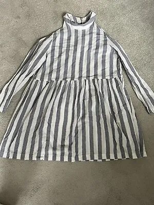 Asos Stripey Sailor Style Dress. Cut Out Shoulder. Size 12 • £3.99