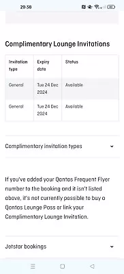 2 X Qantas Lounge Passes Expires 24 Dec 2024 Same Day Electric Transfer • $20