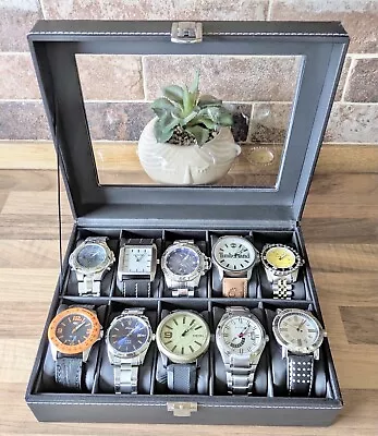 Watch Collection- Diesel Invicta D&g Timberland Titan + New Case & Link Tool • £295