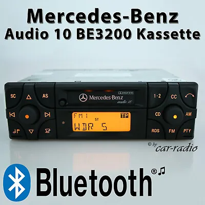 Genuine Mercedes Audio 10 BE3200 MP3 Bluetooth 2088200386 Becker Cassette Radio • $371.21