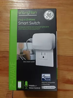 New Enbrighten Z-WAVE 15a Plug-In Dual Outlet Smart Z-Wave Plus Switch ZW4106 • $6.96