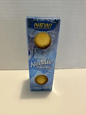 Sleeve Of 3 New Maxfli Noodle Ice Golf Balls - Clear NIB • $9.99