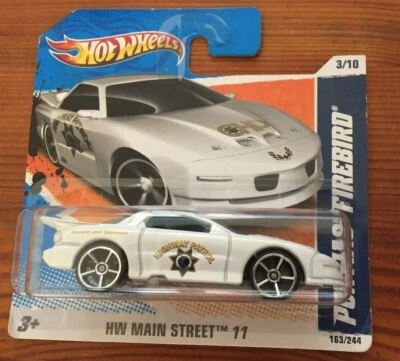£8.85 • Buy Hot Wheels HW Main Street 11 Pontiac Firebird Police Car 3/10 163/24 NEW