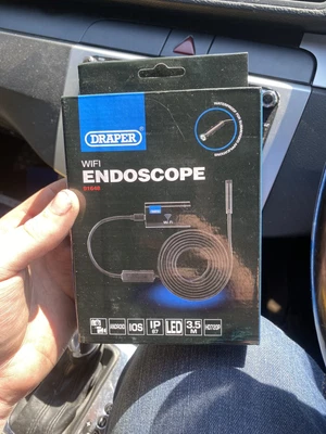 £30 • Buy Draper Compact Rechargeable WI-FI Endoscope Inspection Camera 3.5m Length 91648 