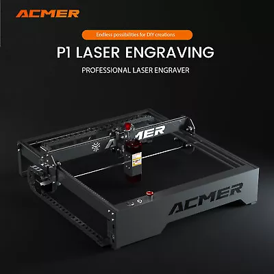 US Stock ACMER P110W Laser Engraving Cutting Machine Full Metal Engraver Cutter • $412