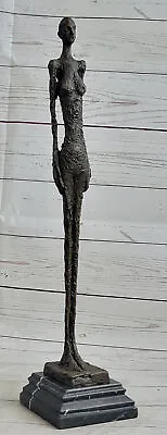 Walking Stick  Abstract Modern Art Genuine Bronze Museum Lost Wax Method Deal • $209.50