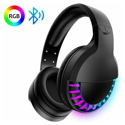$32.99 • Buy Wireless Bluetooth Gaming Headset Headphones Stereo For Laptop PC RGB Backlit