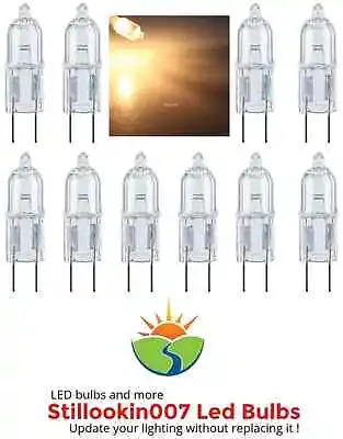 10 - Landscape Light Bulbs 10 Watt Halogen. Replaces 12v G4 Malibu Bulbs • $20.69