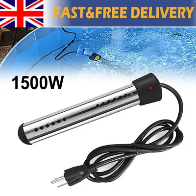 1500W Electric Immersion Water Heater Portable Suspension Boiler Water Heater UK • £21.86
