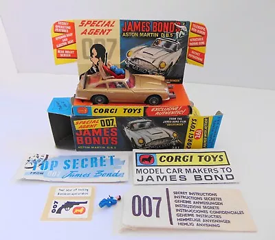 Vintage Corgi 261 Aston Martin James Bond - Complete & Original • $329