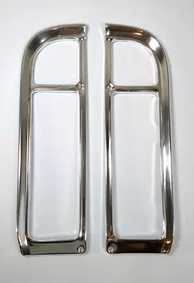 Pair Tail Light Trim Bezels For 1969-72 Chevy / GMC Truck Fleetside  • $51.99