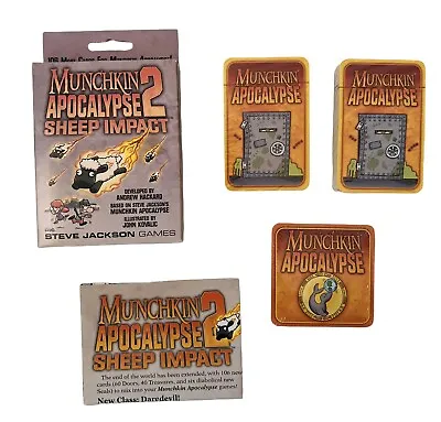 Munchkin Apocalypse 2 Sheep Impact Expansion Card Game Steve Jackson Games ‘14 • $22.50