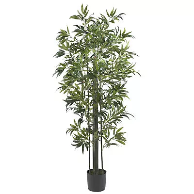 $132.99 • Buy NearlyNatural 6 Ft Tall Artificial Bamboo Silk Tree Arrangement