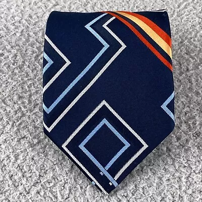 VTG Chemin De Fer By Liebert Tie Mens Blue Necktie • $12