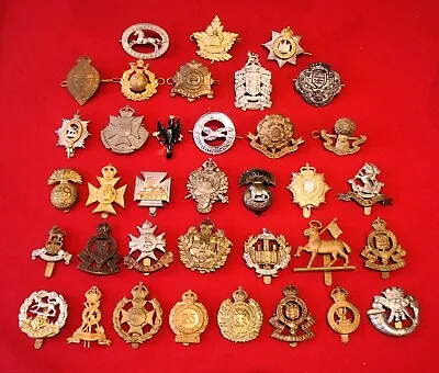 £9.99 • Buy Army Militry Services Cap Badges  Vgc With Slider/lugs Choose From List Lot Mcb