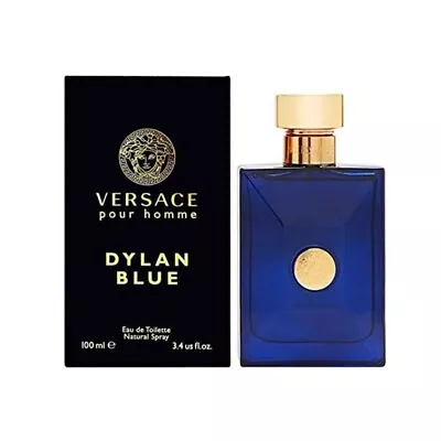 Versace Dylan Blue Pour Homme Cologne For Men EDT 3.3 3.4 Oz 100 Ml New In Box • $29.99