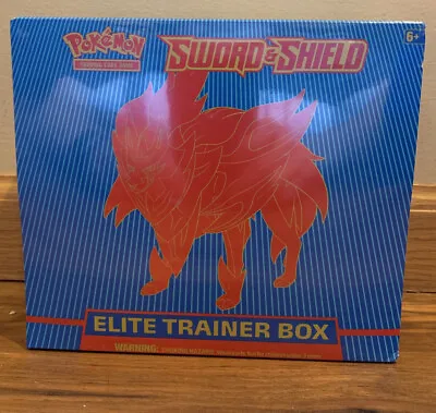 $63 • Buy 🔥🔥Pokemon Zamazenta Sword And Shield ETB Elite Trainer Box NEW In HAND