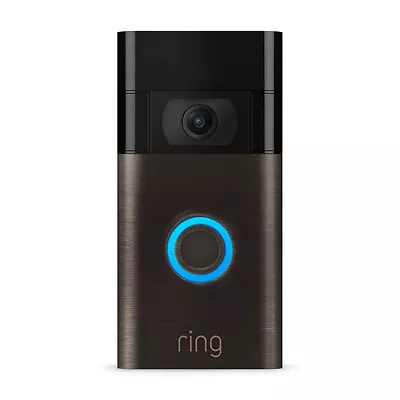Ring Video Doorbell 1080p HD Video - Venetian Bronze • $147.54