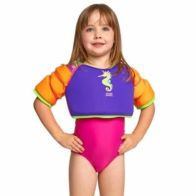 Zoggs Sea Unicorn Water Wings Swimming Vest - Purple - Children's Swim Jacket L • £28.41