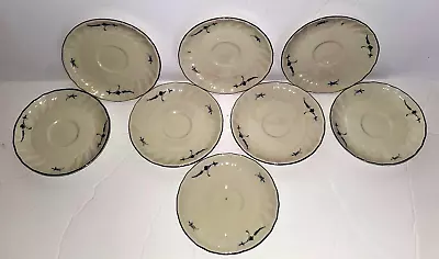 VILLEROY & BOCH Vieux Luxembourg Demitasse Saucers Set Of 8 Saucers Only • $42.50