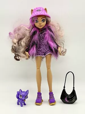 Monster High CLAWDEEN WOLF G3 Doll Mattel W/ Pet Crescent Loose READ • $13.60