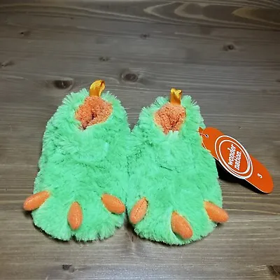 Wonder Nation Green Monster Slippers Size 2 3 Or 4 Toddler NWT • $9.99