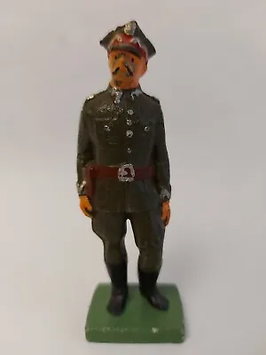 Vintage Rare Poland WWII Officer Plastic Toy Soldier Figurine 9cm • $49.99