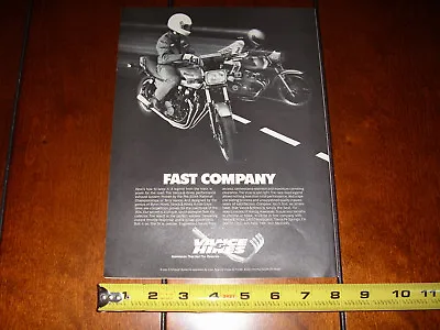 Vance Hines Kawasaki Gpz1100  Suzuki Gs1100 Dragbike - Original Vintage Ad  • $11.35