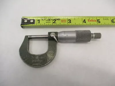 MITUTOYO # 409971 OD Micrometer 0  - 1  X .001  Ratchet Lock Checks On VGC • $18.97