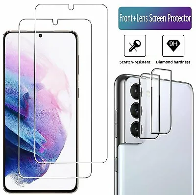 For Samsung Galaxy S21/ S21 Plus 5G Camera Lens/Tempered Glass Screen Protector • $4.55