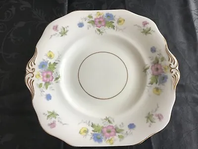  Vintage Sampson Smith Old Royal Bone China Cake Plate Floral Pattern. VGC. • £1.99