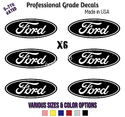 Small Ford Logo 6 Small Vinyl Decals Sticker Decal 2  3  Ford Symbol Stickers • $3.88