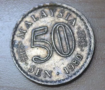 1980 Malaysia 50 Sen • $3.61