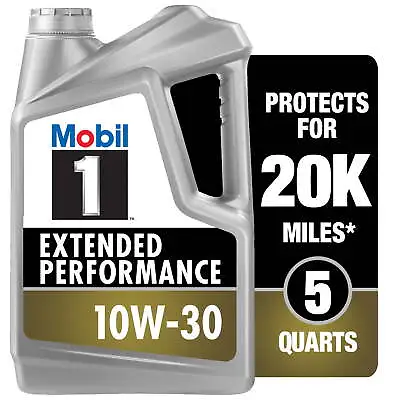 Mobil 1 Extended Performance Full Synthetic Motor Oil 10W-30 5 Qt • $29.97