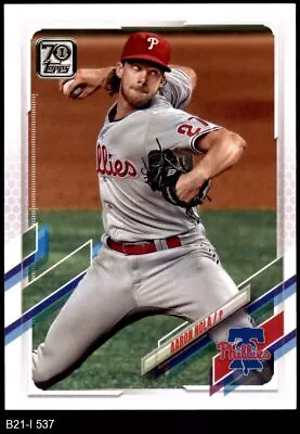 2021 Topps #537 Aaron Nola Phillies 8 - NM/MT • $2.40