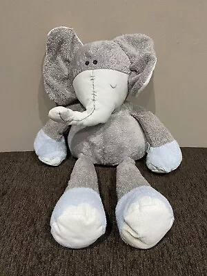 Mamas And Papas Once Upon A Time Grey Peanut The Elephant Soft Toy Approx 15  • £14.99