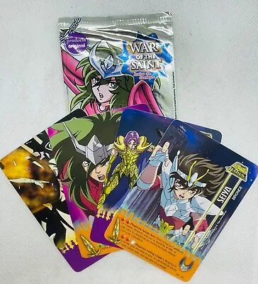 X10 Saint Seiya Cards Packs Lot Los Caballeros Del Zodiaco War Of The Saint Shun • $17.99