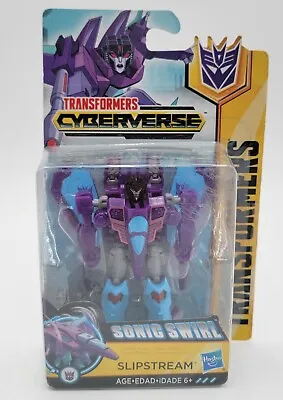 Hasbro Transformers Cyberverse Slipstream Sonic Swirl Scout Class Action Figure • $15.95