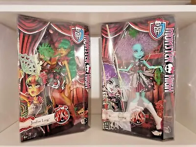 Monster High Dolls Freak Du Chic Unopened Boxes Jinafire Honey Swamp • $89